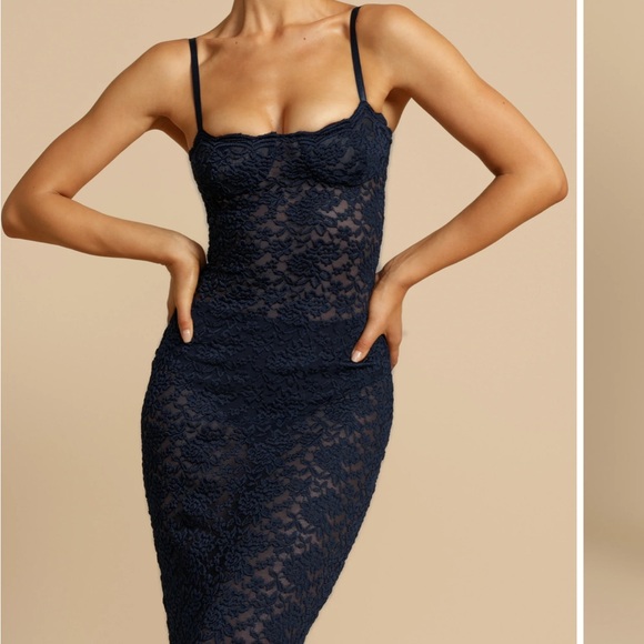 Arcina Ori Margot Dress Navy - Picture 2 of 5